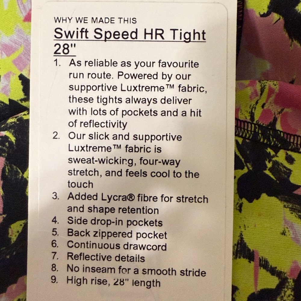 Lululemon Floral Leggings - Picture 11 of 14